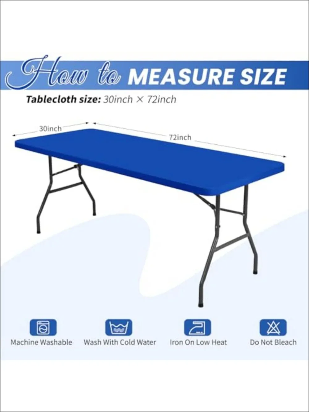 10 Pack Stretch Fabric Table Top Cap Cover Fits 6Ft Tables Spandex Tablecloth